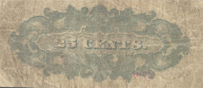 Chatt - Vulcan Iron Works $0.25 Stone back